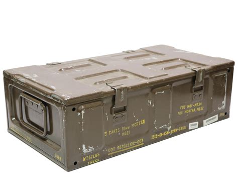 heavy duty metal ammo box|army surplus large ammo boxes.